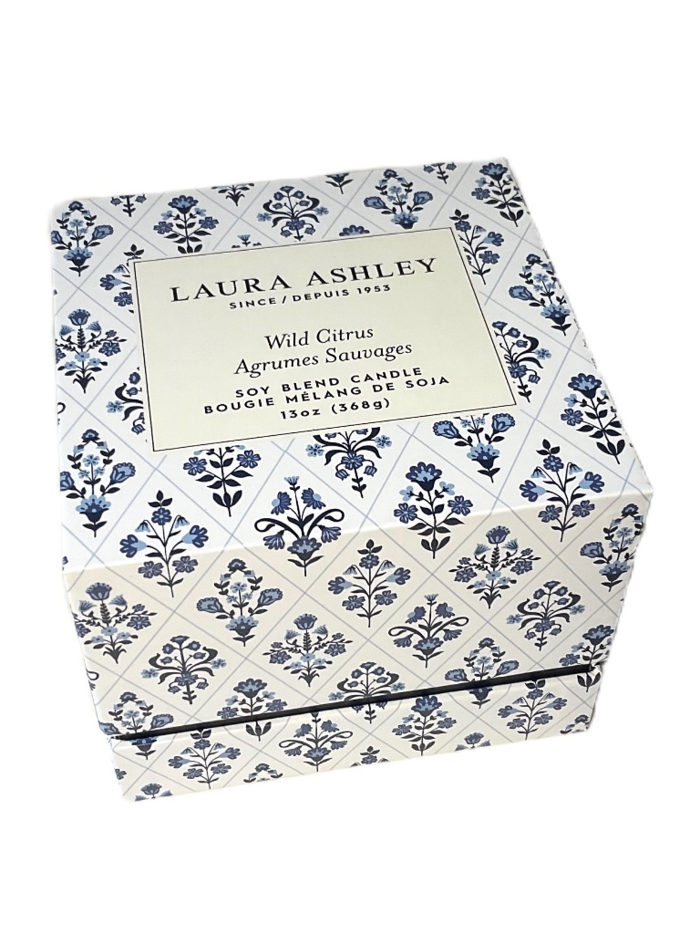Laura Ashley Wild Citrus Soy Blend Candle 13 oz
